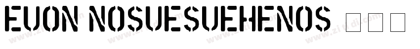 euoN NOsuesueHenos字体转换